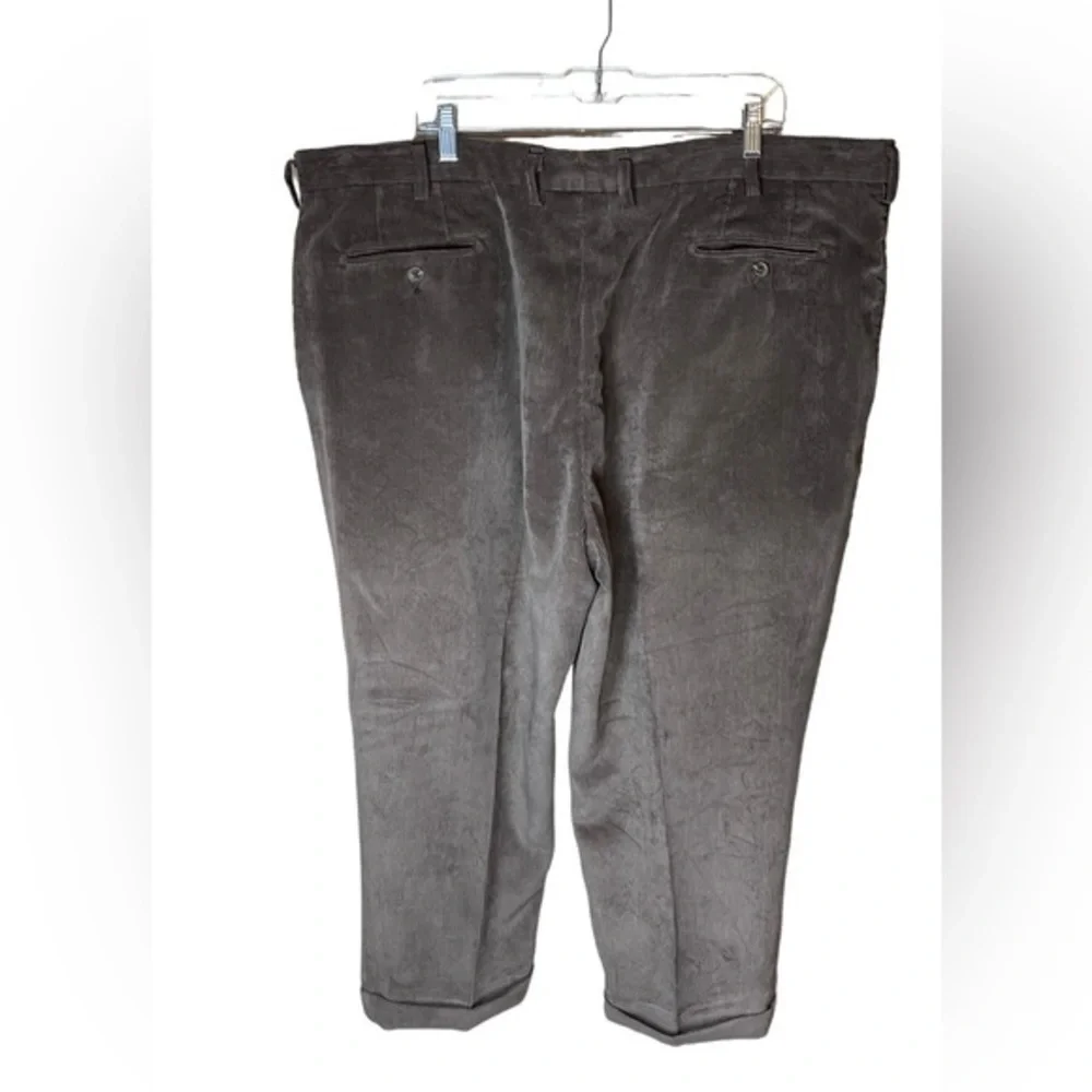 Peter Millar Nanoluxe Chocolate Brown Corduroy Pants‎ Slacks Size 46 - Picture 3 of 10